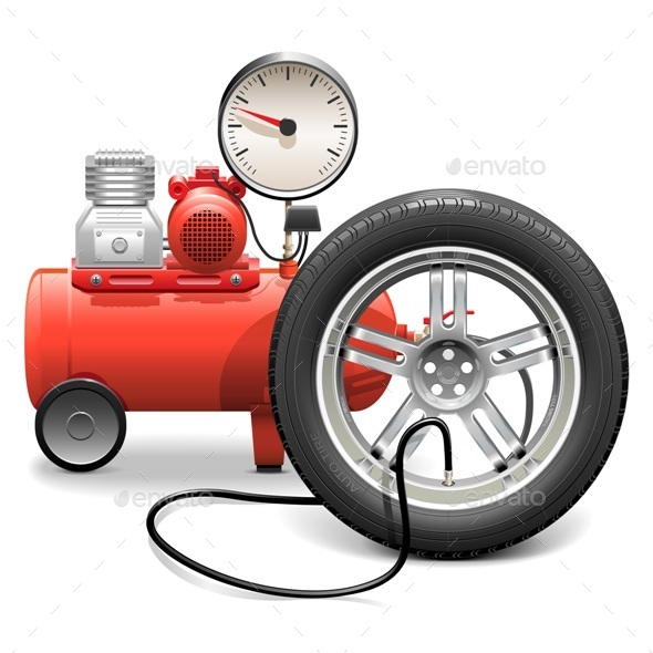 Vector Pump Concept with Wheel - Industries Business