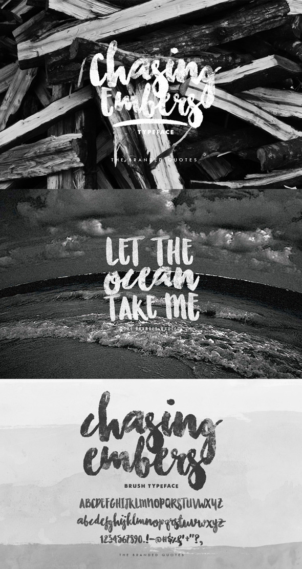 Chasing Embers - Cursive Script