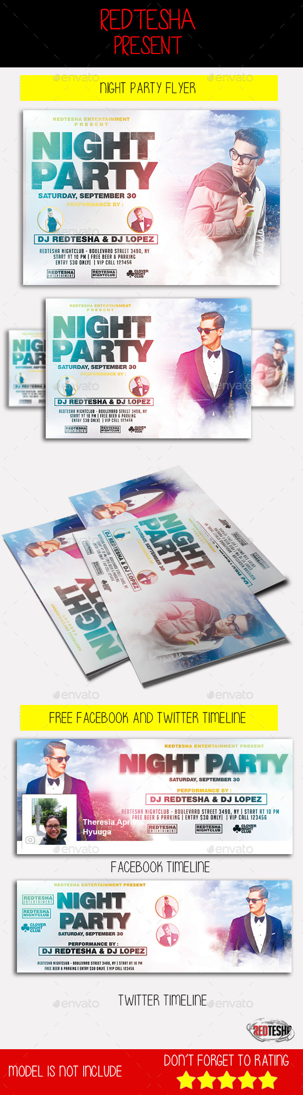 Night Party Flyer - Clubs & Parties Events