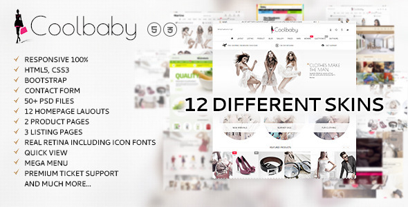 Coolbaby - Fashion eCommerce HTML theme - Fashion Retail