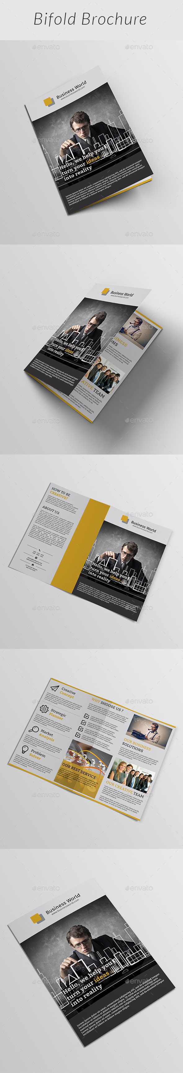 Corporate Bi-fold Brochure - Corporate Brochures