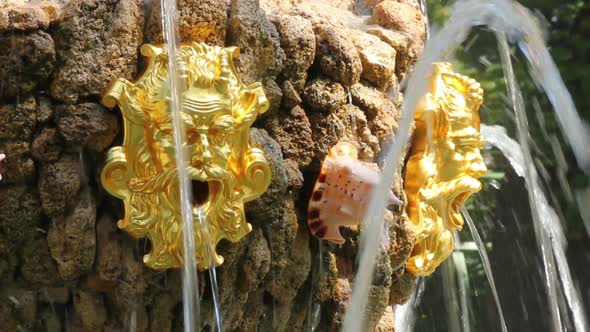 Fountain Detail In Renovated Summer Garden St. Petersburg Russia 2 alt