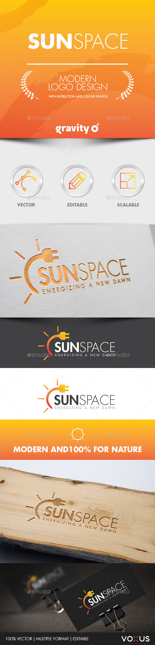 Sun Space Logo - Logo Templates
