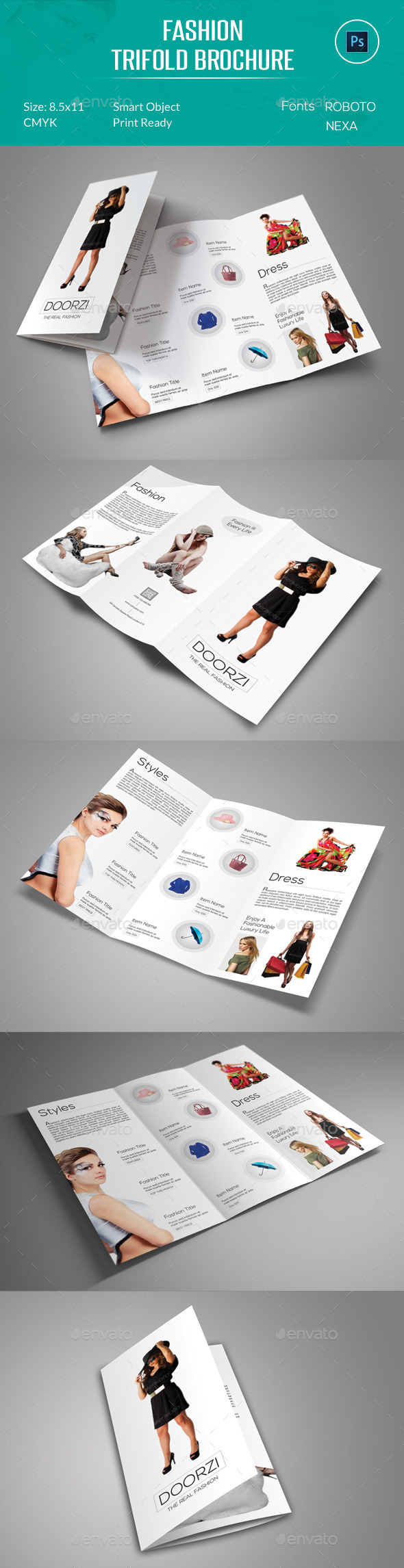 Fashion Trifold Brochure - Catalogs Brochures