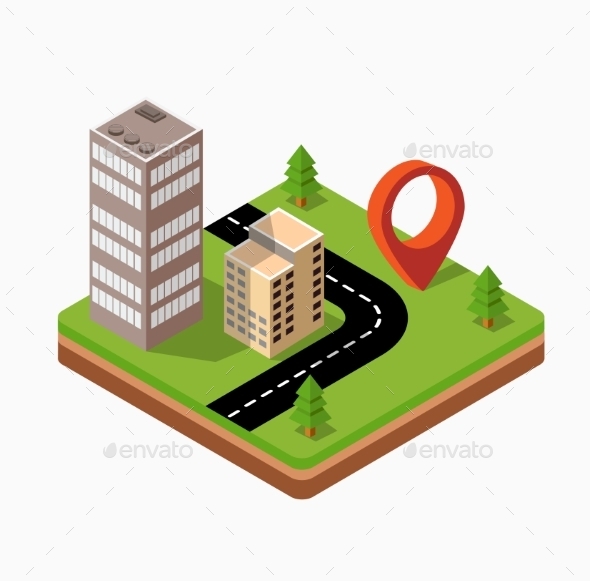 Print City Center - Buildings Objects