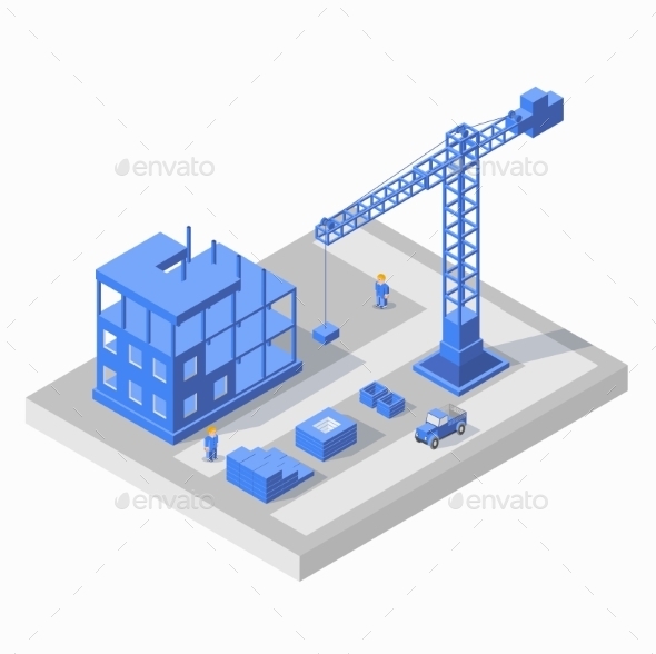 Industrial City - Buildings Objects