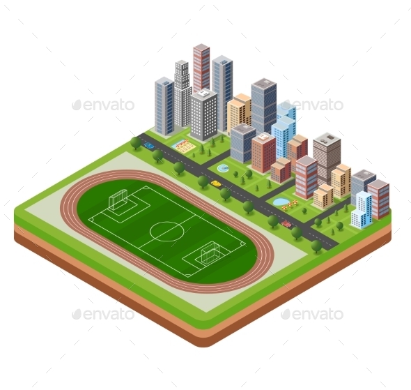 City Stadium - Buildings Objects