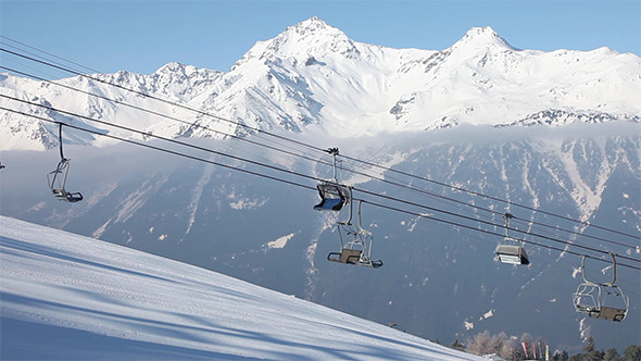 Chair Lift, Stock Footage | VideoHive