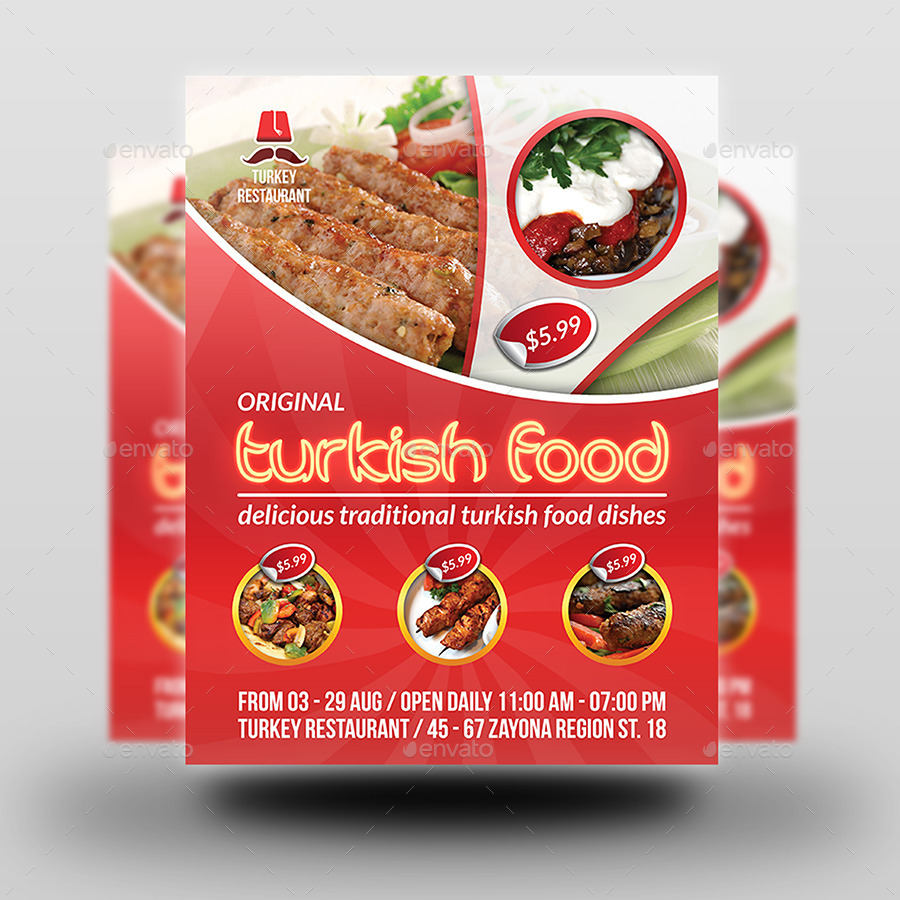 restaurant flyers template