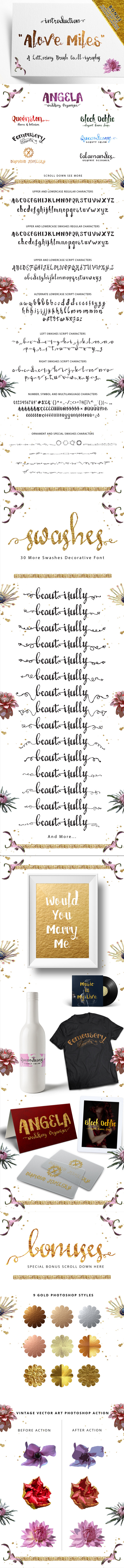 Love Mile Typeface Love Mile Typeface