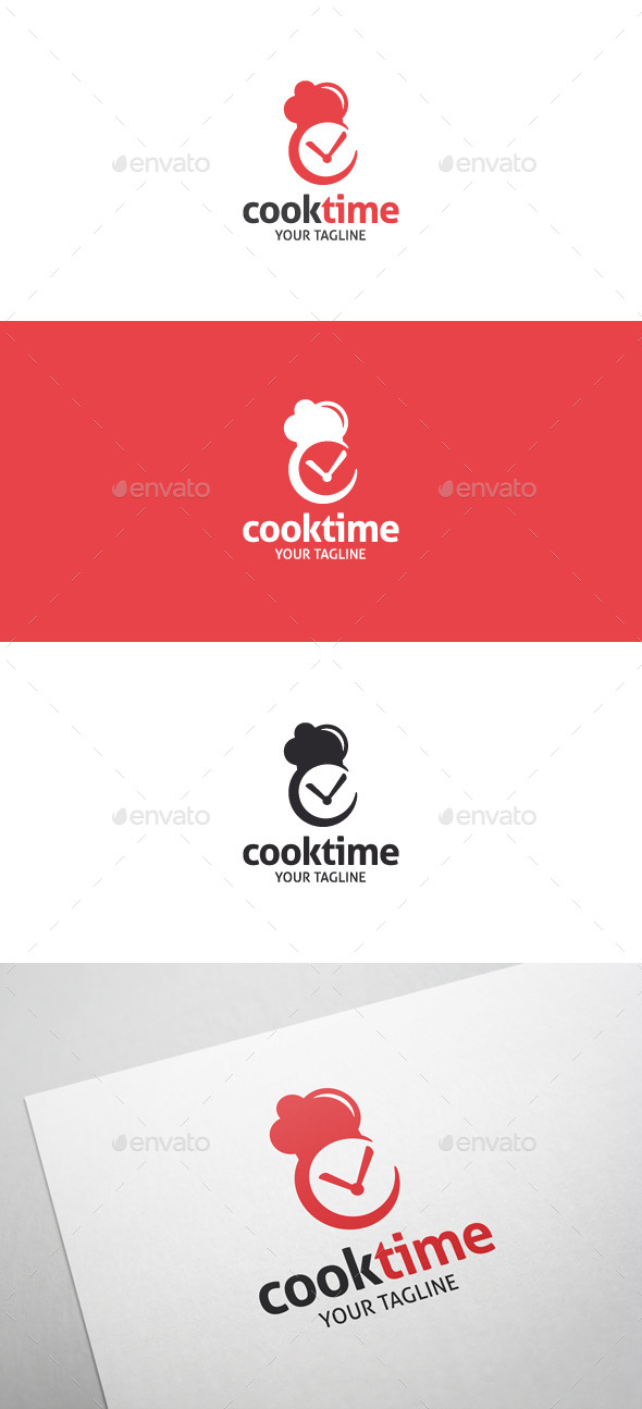 Cook Time Logo - Food Logo Templates