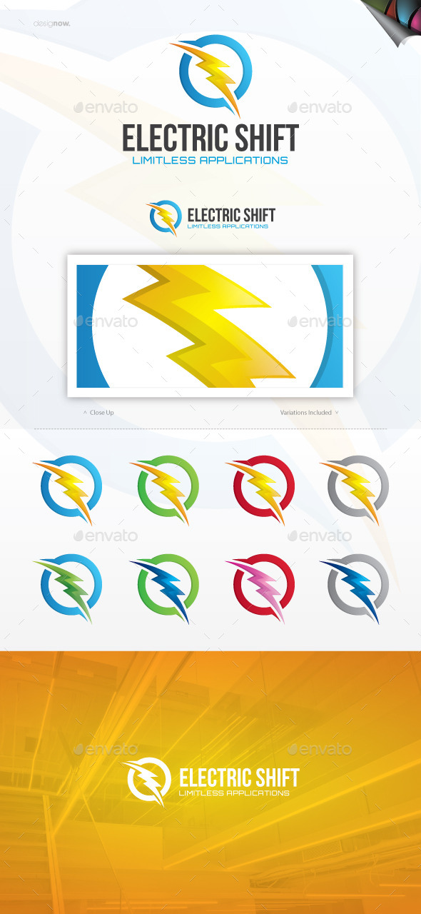 Electric Shift Logo - Nature Logo Templates