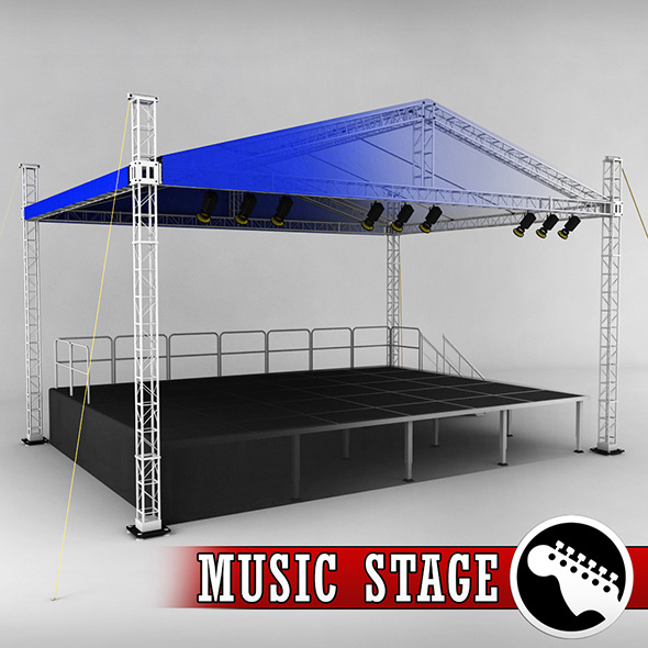 Music stage platform - 3Docean 12898209