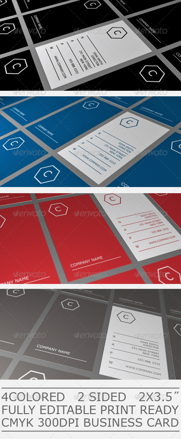 Classic Business Card - Corporate Business Cards