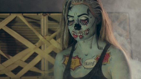 Terrible Hag In The Smoke On Halloween alt