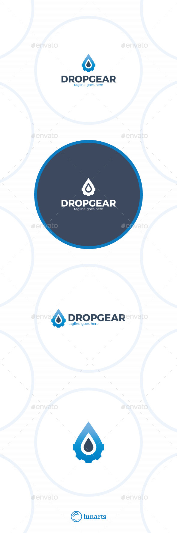 Oil Gear Drop Logo