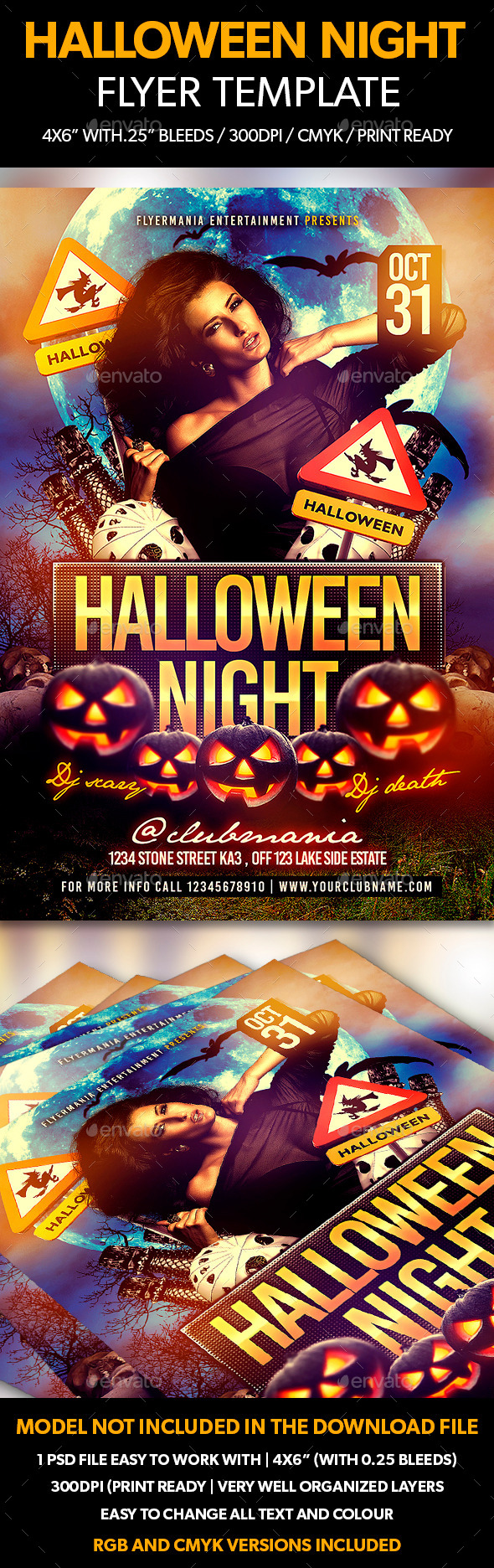 Halloween Night Flyer Template - Events Flyers