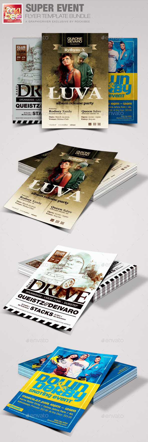 Super Event Flyer Template Bundle - Events Flyers