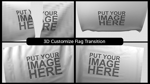 3D Customizable Flag - VideoHive 12901415
