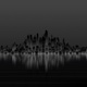 3D Dark City Metropolis Silhouette Concept - VideoHive Item for Sale