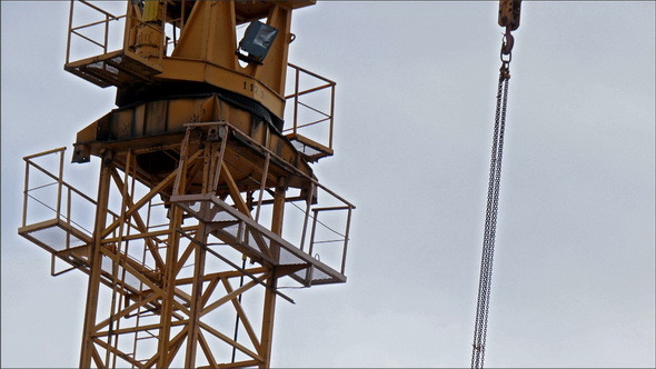 A Tall Crane on a Construction Site 