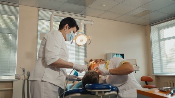 Small Child's Visit To The Dentist