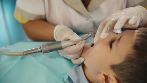 Small Child's Visit To The Dentist
