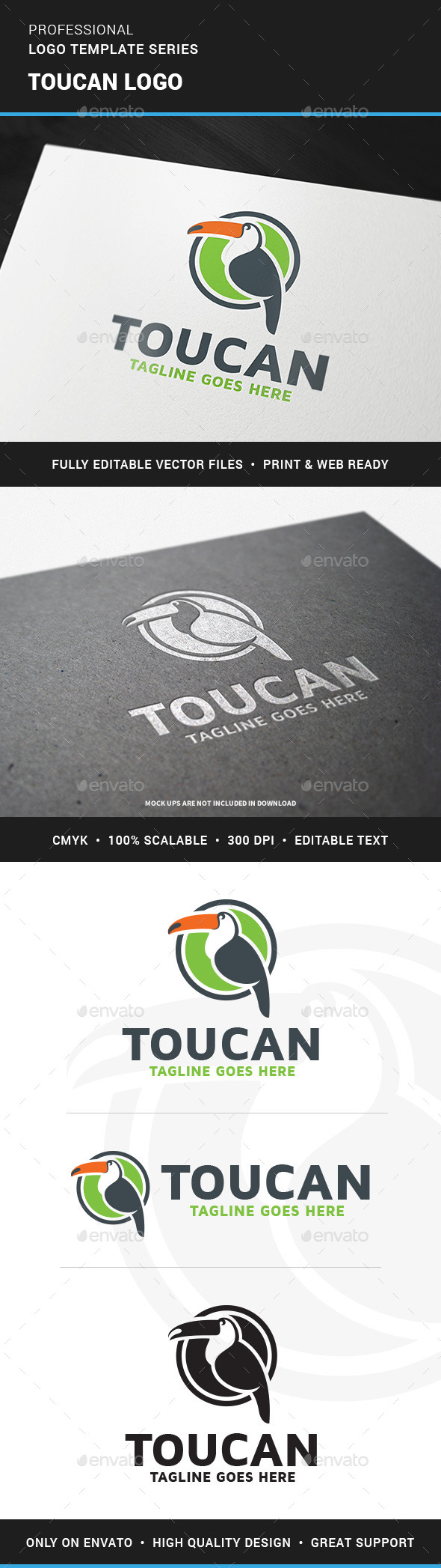 Toucan Logo Template - Animals Logo Templates