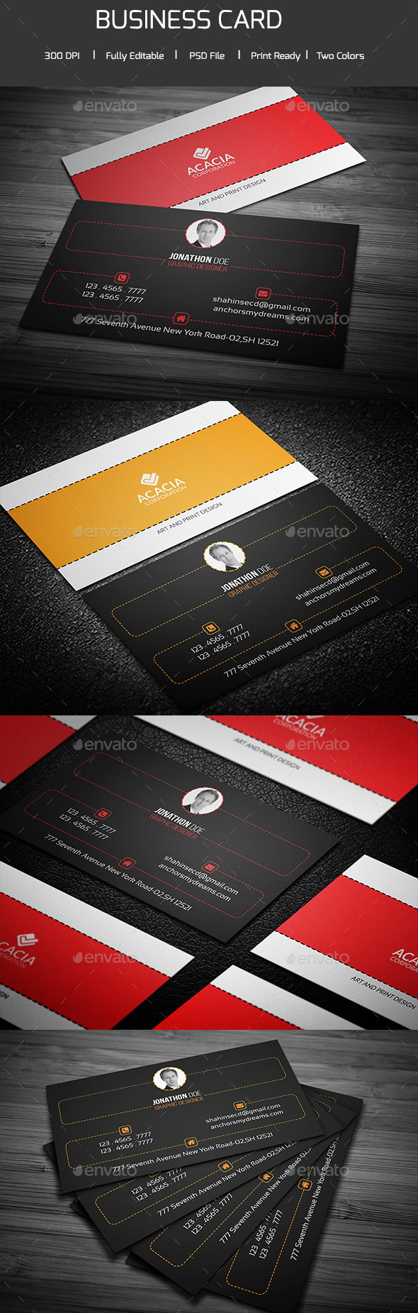 Simple and Clean Business Card V-03 Simple and Clean Business Card V-03