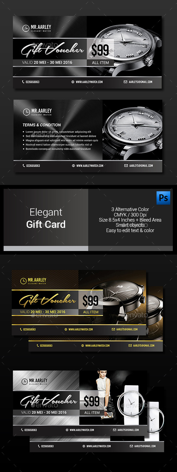 Elegant Gift Card - Loyalty Cards Cards & Invites