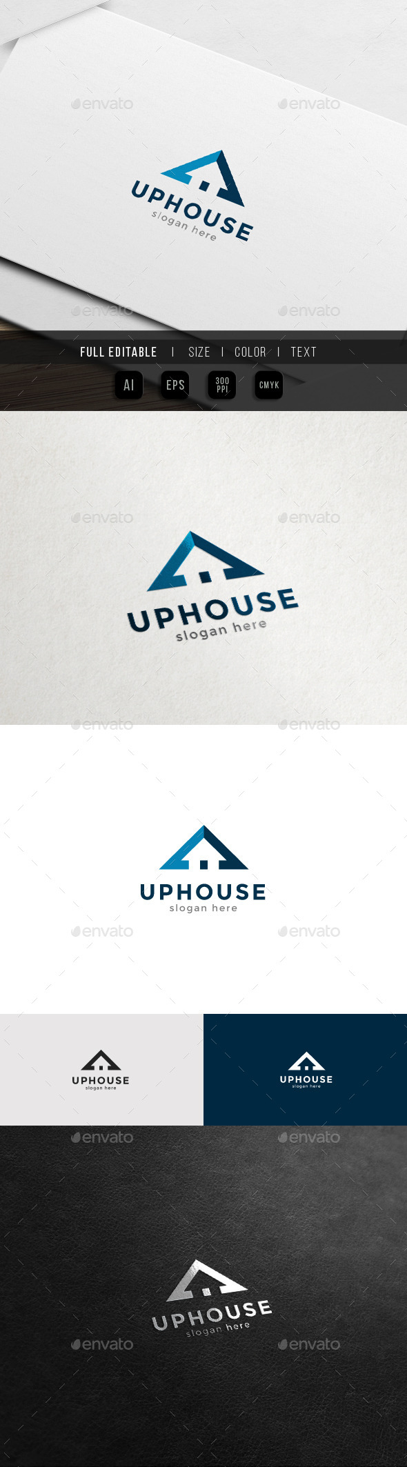 Up Home Property and Real Estate Logo Up Home Property and Real Estate Logo
