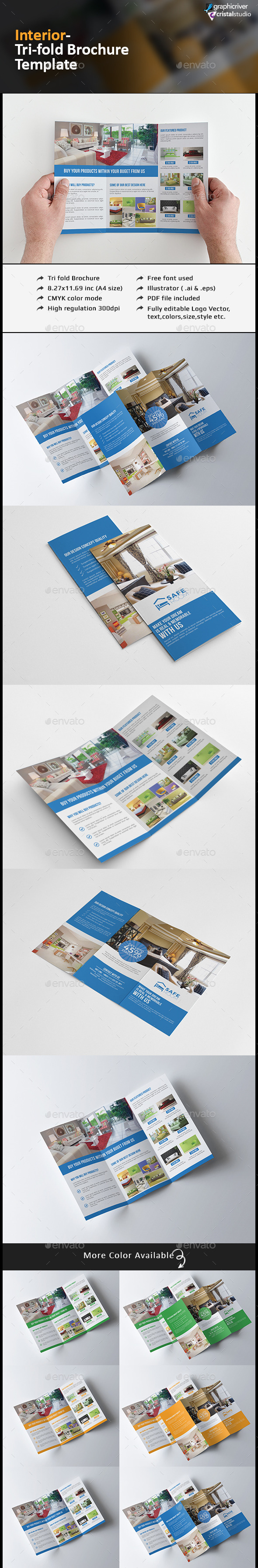 Interior Tri-Fold Brochure - Corporate Brochures