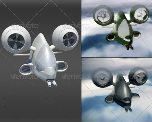 3D Airship - 3Docean 155404