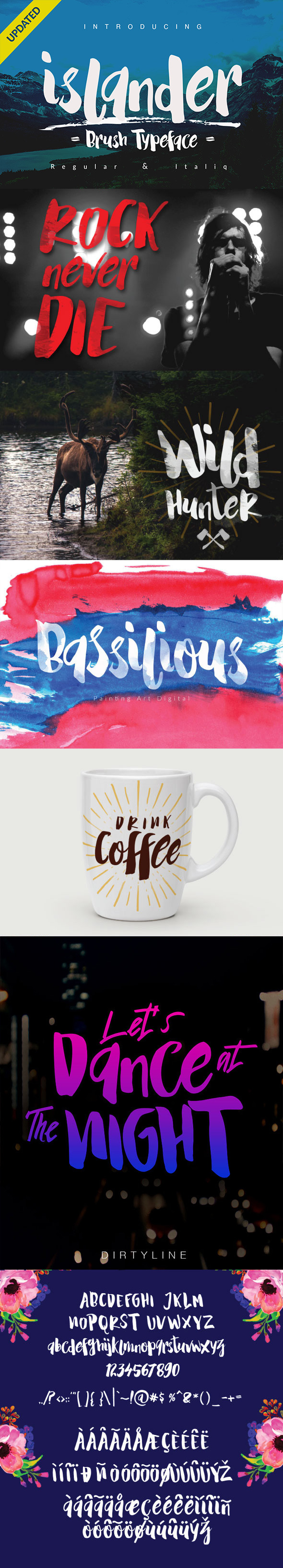 Islander Typeface + Extra - Hand-writing Script