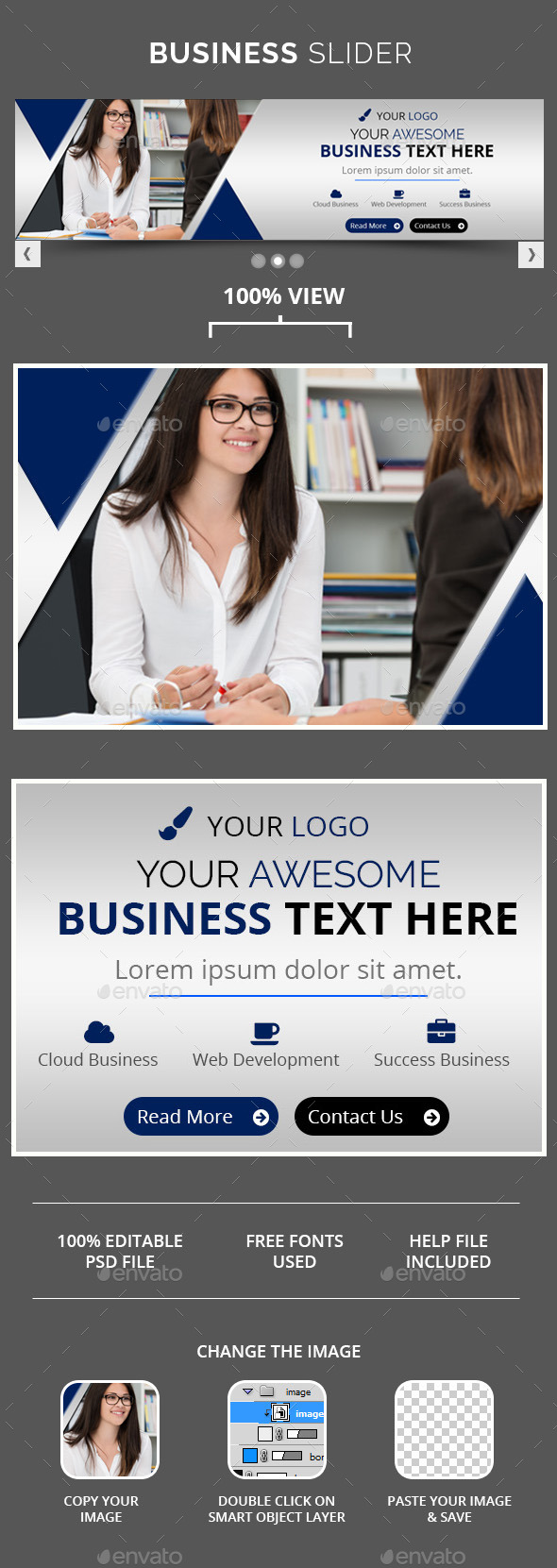 Corporate Slider - Sliders & Features Web Elements