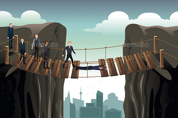 Businessman Helping His Colleagues Businessman Helping His Colleagues