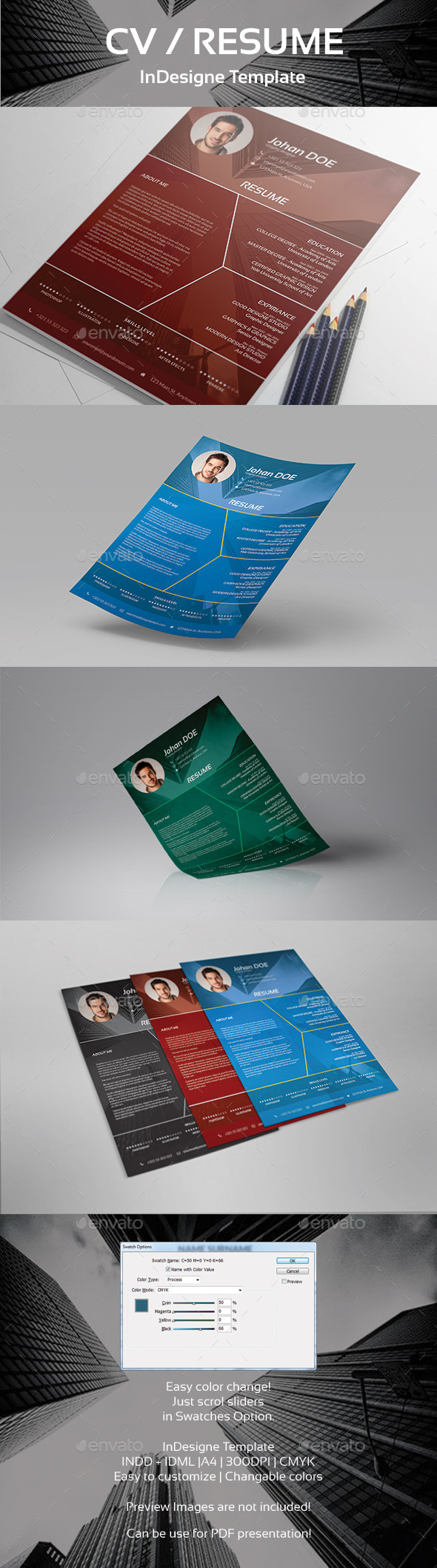 Abstract CV Resume Template Abstract CV Resume Template
