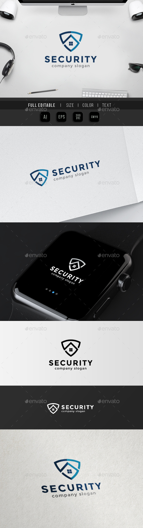 Home Security - Super Homecare - S Logo - Buildings Logo Templates