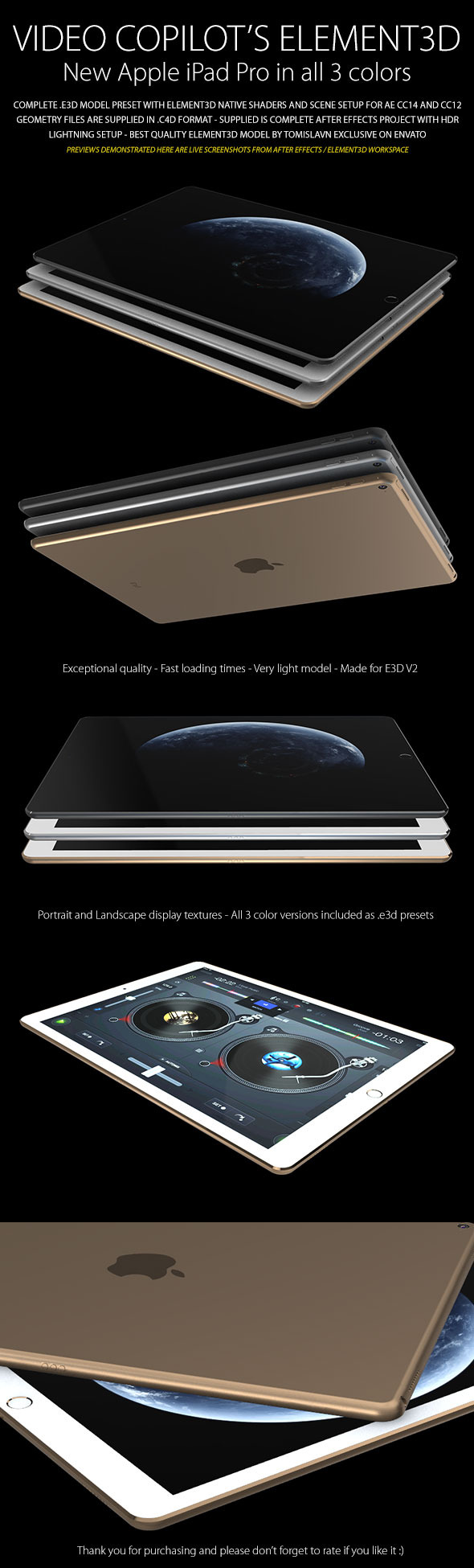 Element3D - iPad - 3Docean 12921199