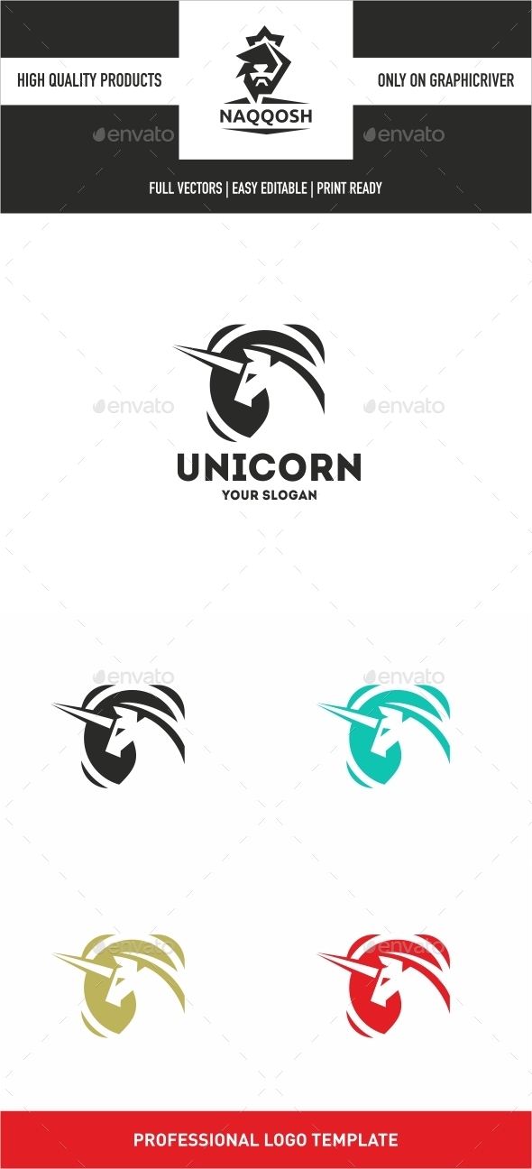 Unicorn - Symbols Logo Templates