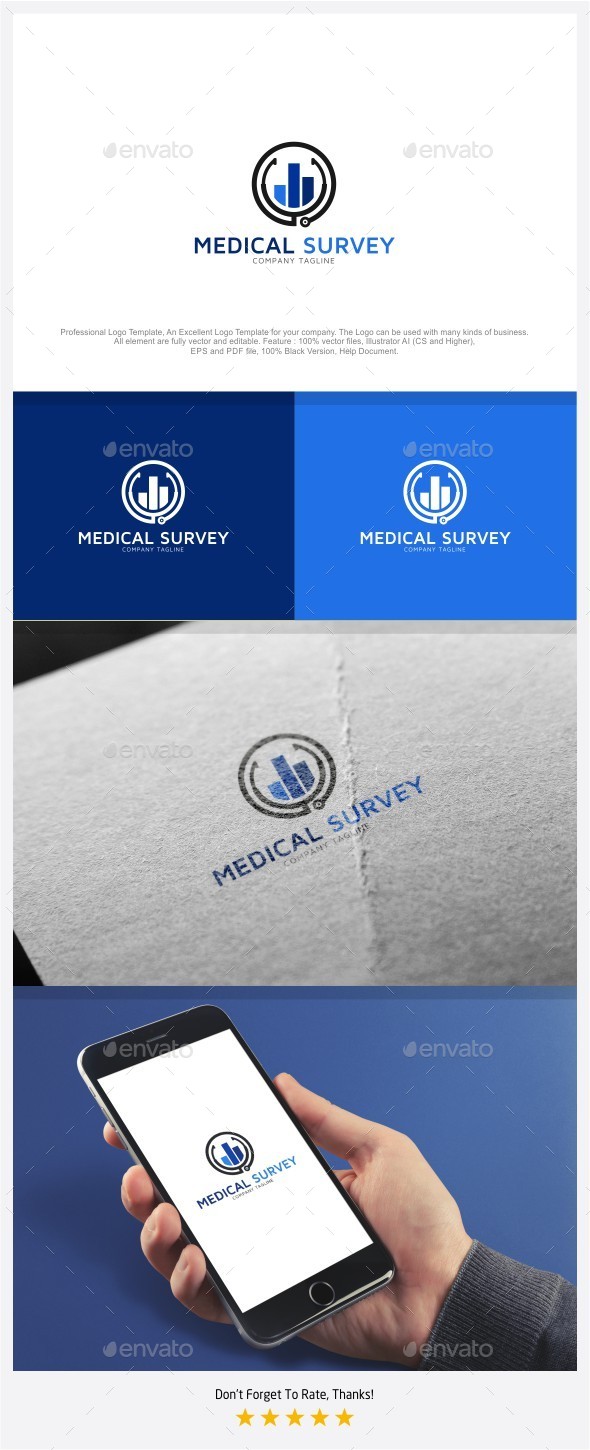 Medical Survey Logo - Objects Logo Templates