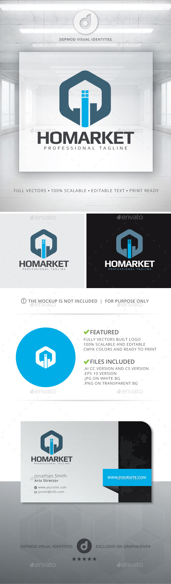Homarket Logo - Symbols Logo Templates