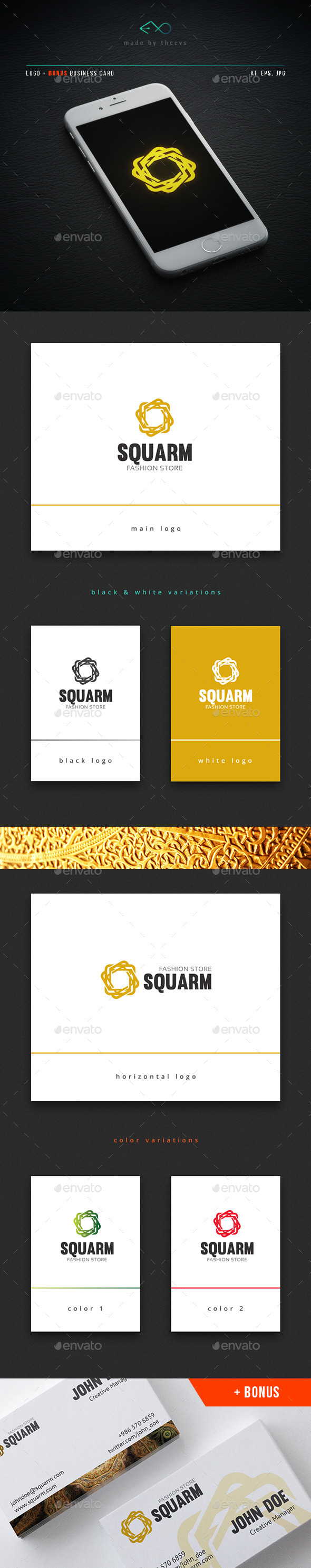 Squarm - Vector Abstract