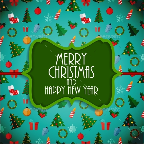 Abstract Christmas and New Year Background - Backgrounds Decorative