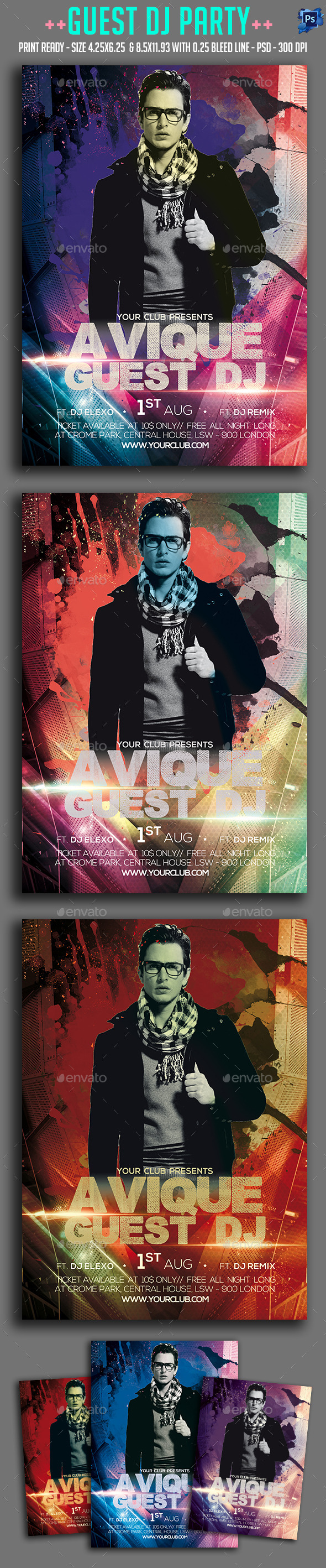 Guest Dj Party Flyer Guest Dj Party Flyer