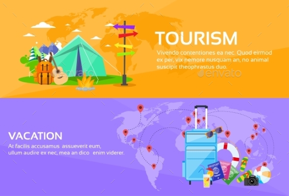 Tourism Travel Vacation Trip Destinations - Travel Conceptual