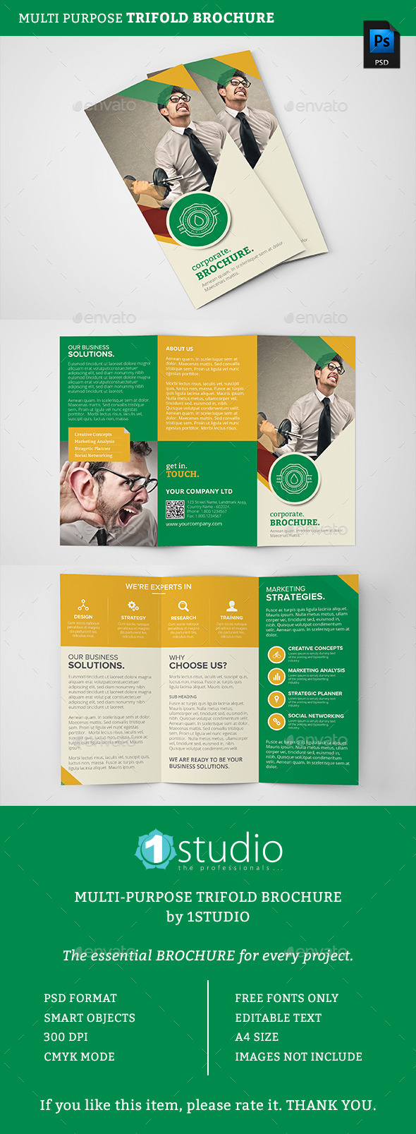 Corporate Trifold Brochure 08 - Corporate Brochures
