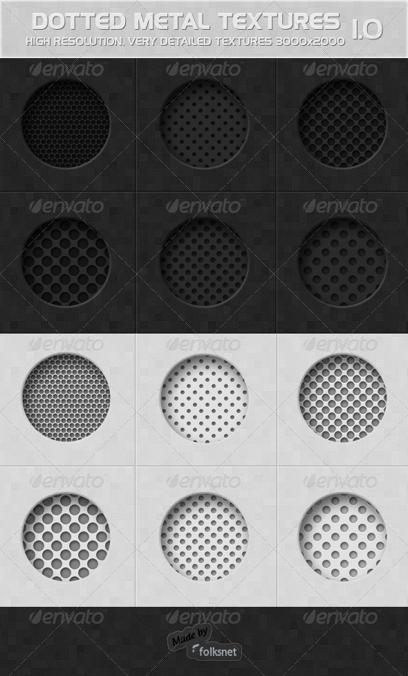 Dotted Metal 1.0 - Metal Textures