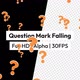 Question Mark Falling with Alpha - VideoHive Item for Sale