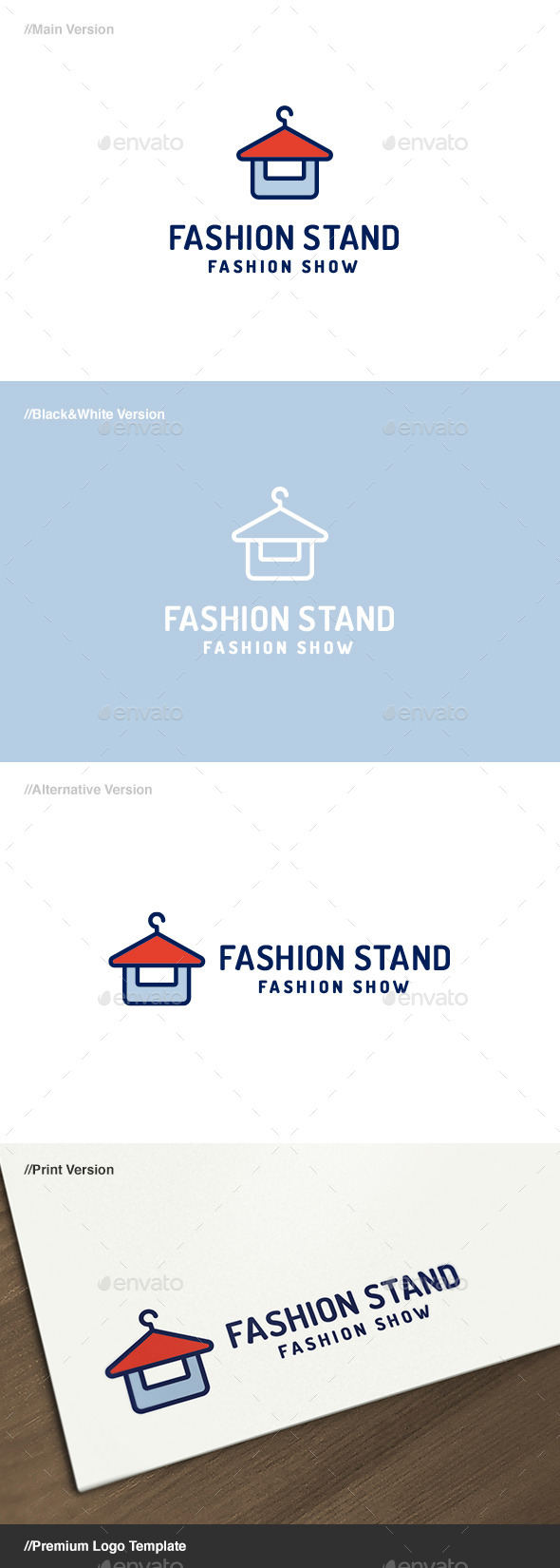Fashion Stand Logo - Buildings Logo Templates